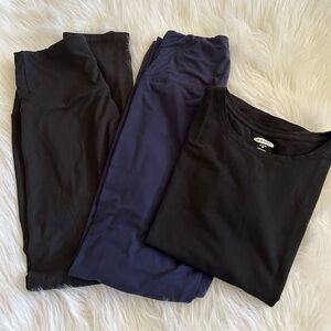 3 Pcs - Multi-Use Leggings and T Shirt